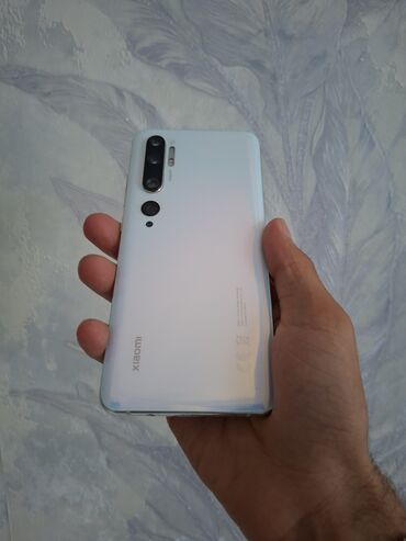 Xiaomi Mi Note 10, 128 ГБ, цвет - Белый, 
 Кнопочный, Сенсорный, Отпечаток пальца