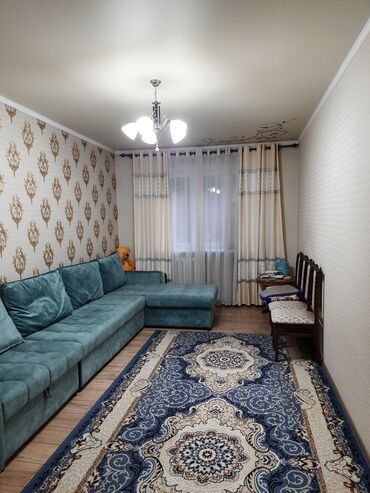 2х комнатные квартиры в бишкеке в Кыргызстан | Долгосрочная аренда квартир: 2 комнаты, 40 м², Малосемейка, 1 этаж, Свежий ремонт, Центральное отопление