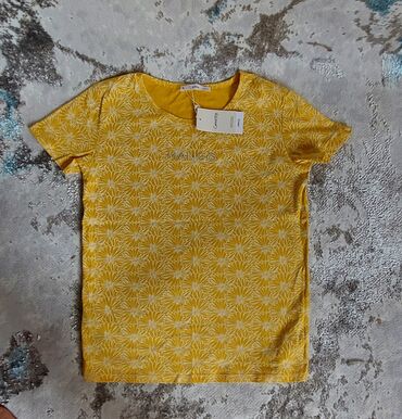 шорты и футболки женские: Футболка, Mango, Пахта, Жаңы, S (EU 36)