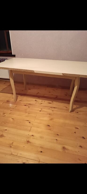 isdolar: Qonaq masası, İşlənmiş, Açılmayan, Laminat, Dördbucaq masa