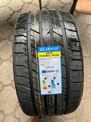 Шины: Резина 315/30/22 задняя 275/35/22 передняя Шины на G05 Bearway — — 2