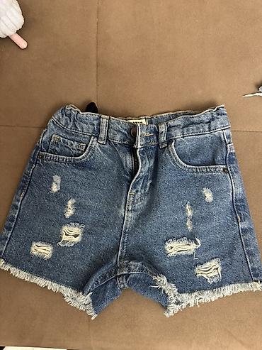 Детский мир: Məhsul: Uşaq denim şortu - Brend: Zara Kids - Ölçü: 7 yaş / 122 sm - — 1
