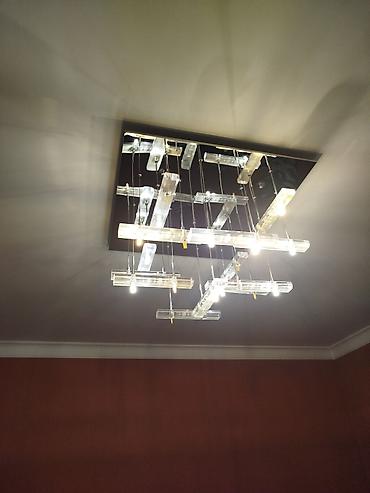 led lustur: Led Çılçıraq, 4 və daha çox lampa, Şüşə — 1