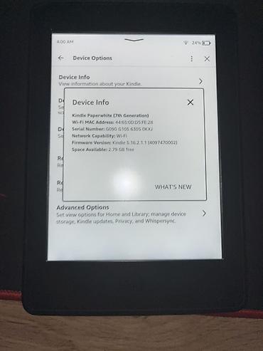 paperwhite: Электронная книга, Amazon, Б/у, 6" - 7", Wi-Fi, цвет - Черный — 2