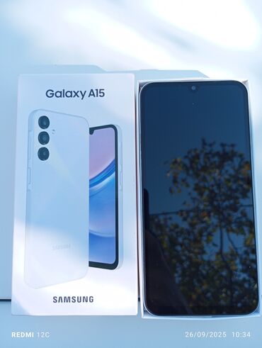 samsung note 3 ekran: Samsung Galaxy A15, rəng - Ağ, Qırıq