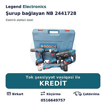 svarka isi: Elan başlığı: Şurup bağlayan NB 2441728 Elan mətni: Elektrik alətləri — 1