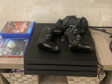 ps4 pultları: Ps4 pro 1tb 2eded joysti̇k 3eded oyun: ufc3the last of us,grand