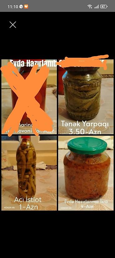 çörəkotu yağı qiyməti: Ev şəraitində hazırlanmış turşular və qəlyanaltılar - Acı istiot – — 2