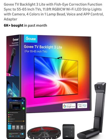 powerful tv: Govee TV Backlight 3 Lite