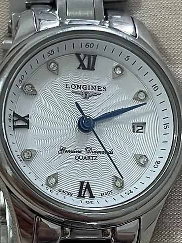 бу чехол: Классические часы часы, Longines, Швейцария, Водонепроницаемые, Женские, Б/у — 2