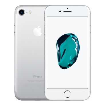 iphone 7 телефон: IPhone 7, Б/у, 32 ГБ, Серебристый, Защитное стекло, 100 %