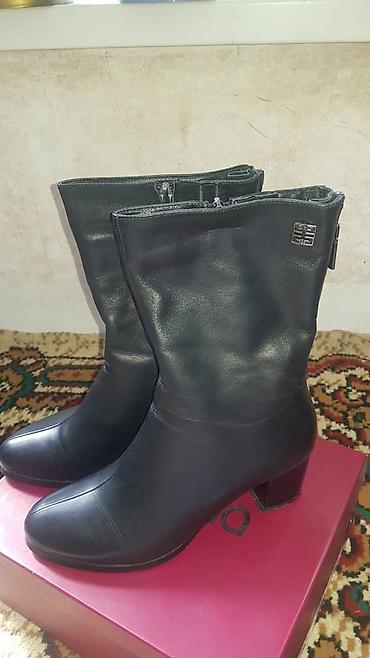 кожа змеи: Сапоги, 39, Givenchy, Б/у, цвет - Черный — 1