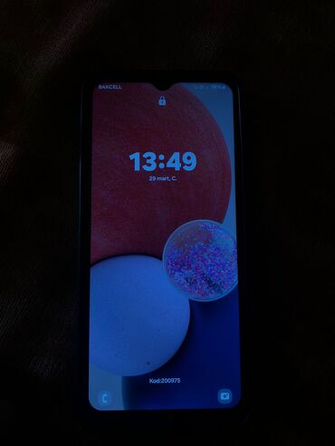 беспроводной стационарный телефон: Samsung Galaxy A13, 128 ГБ, цвет - Серый, Отпечаток пальца