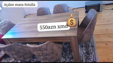 oturacag uzlukleri: Новый, Раскладной, 6 стульев
