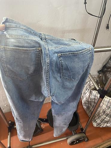 Джинсы: Джинсы из плотного денима, голубой и синий оттенки (две пары на фото) — 2