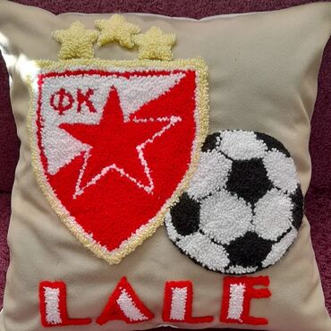 silikonske četke za wc: Throw pillow, color - Beige