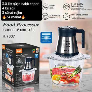 Mətbəx kombaynları və doğrayıcıları: Mətbəx kombaynı Elif, Yeni, Ödənişli çatdırılma, Rayonlara çatdırılma, Ünvandan götürmə — 12