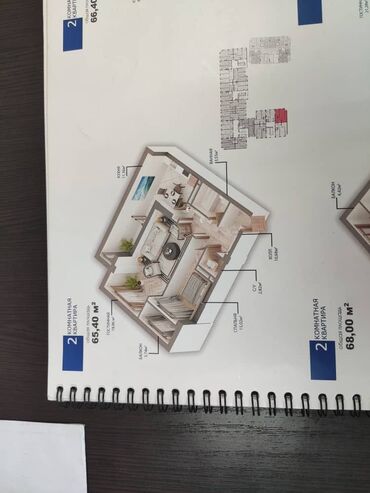 купить квартиру в строящемся доме в бишкеке: 2 комнаты, 65 м², Элитка, 5 этаж, ПСО (под самоотделку)