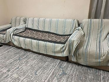 sofa: Модульный диван, Б/у — 2