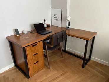 iki nəfərlik yazı masası: Письменный стол, Б/у, Нераскладной, Угловой стол, Азербайджан
