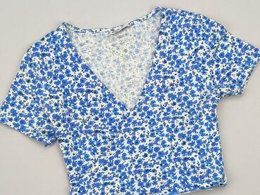 bluzki w kwiaty z bufiastymi rękawami: Top FBsister, S (EU 36), condition - Good
