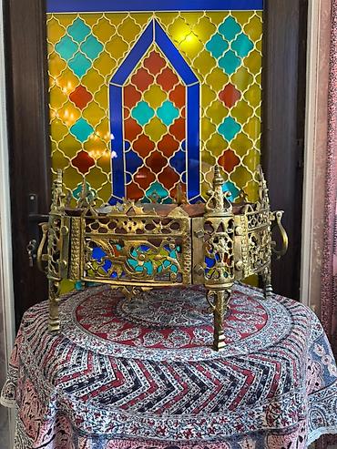 antik samovar alıram: Misdən hazırlanmış əl işi samovar/qəndil tipli su qabı dəsti isteyen — 9
