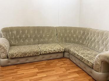 abedni dest: Klassik üslublu qonaq otağı dəsti - Künc divan: L formalı, yumşaq — 2