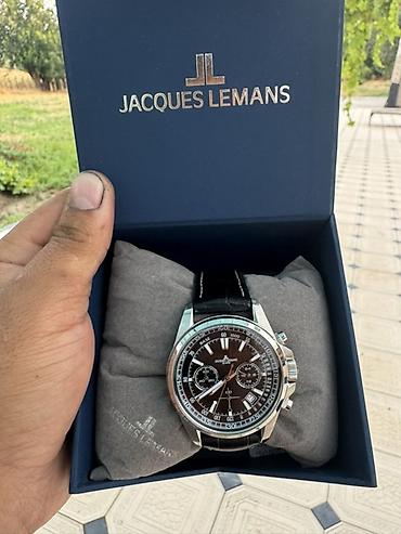 белая обувь: Часы Jacques Lemans оригинал мужские, в фирменной коробке с подушечкой — 1
