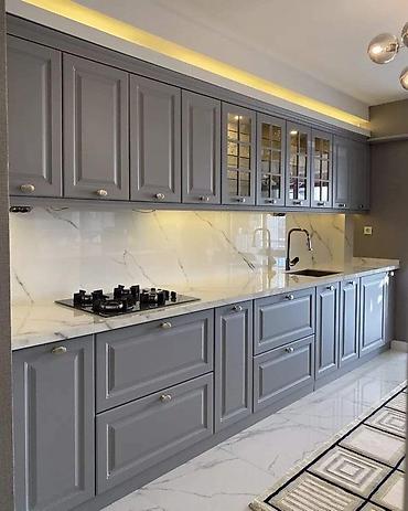 silver kitchen: Кухонный набор на заказ, МДФ крашеный, 14–30 дней, Бесплатная доставка, Дизайн, проект, Установка, сборка, Гарантия — 2