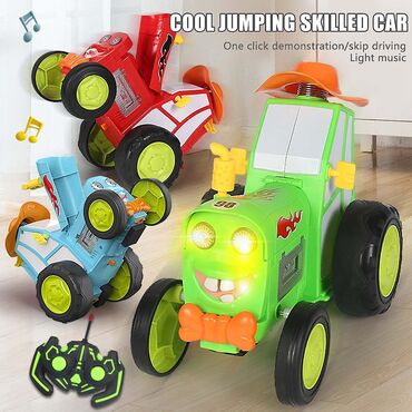 Oyuncaqlar: 🚜Yeni gələn dəli trakdor. 🔋Zaryatqayla işləyir. 🎮Pultla idarə olunir
