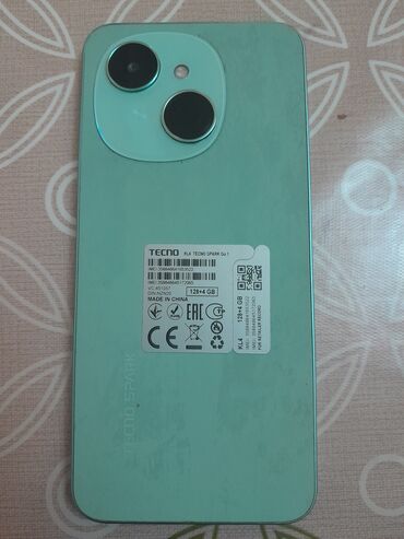 Tecno: Tecno Spark Go, 128 GB, rəng - Mavi, İki sim kartlı, Sensor, Barmaq izi
