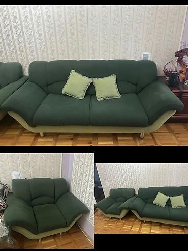 tankdaki divanlar: Divan 2 eded kreslo yaxsi vezyetde qiymet 150 aznunvan — 1