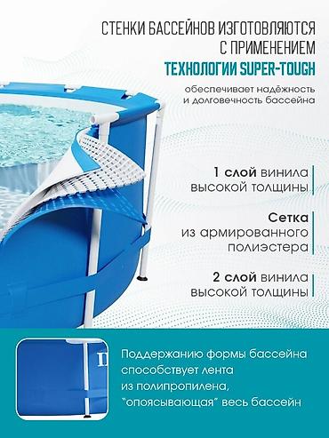 Бассейны: 366/76см. Intex 28210 Каркасный бассейн Metal Frame, 6503л Сборный — 2