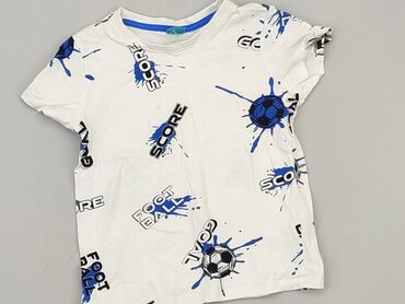 koszula biała 152: T-shirt, Little kids, 4-5 years, 104-110 cm, condition - Very good