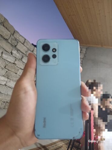 Redmi Note 12, 128 GB, rəng - Göy, Zəmanət, Qırıq, Barmaq izi