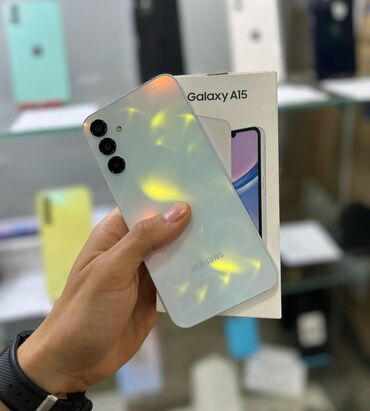 Samsung: Samsung Galaxy A15, 128 GB, rəng - Ağ