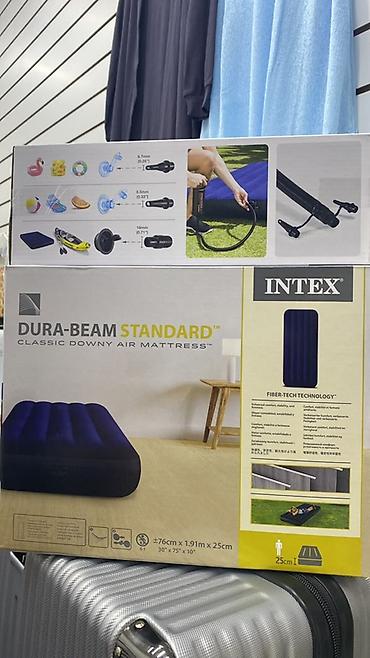 желе: Надувной матрас Intex Dura-Beam Standard (Classic Downy Air Mattress) — 2