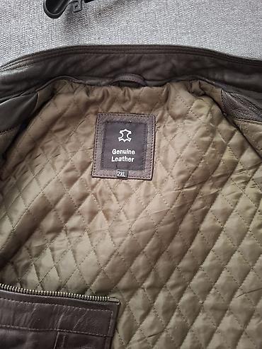 colmar majice: Muška kožna jakna – Genuine Leather (2XL)obučena dva puta - — 3