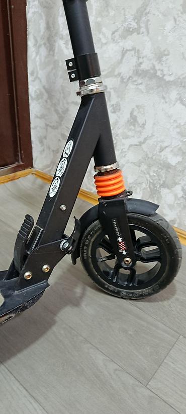 inmotion s1: Böyük təkərli skuter (elektriksiz)skeytboard hədiyyə. - Rəng: qara - — 5