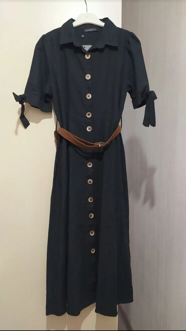 султанка брюки: 1. Женское новое платье, 100 % хлопок с ремнем. Турция, размер 36( xs)