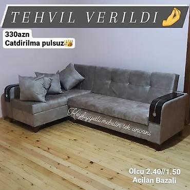 Sifarişlə divanlar: Divan, Qonaq otağı üçün, Parça, Bazasız, Açılmayan — 33