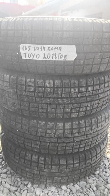 шины r16c: Шиналар 165 / 70 / R 14, Кыш, Колдонулган, Комплект, Жеңил унаалар, Жапония, Toyo