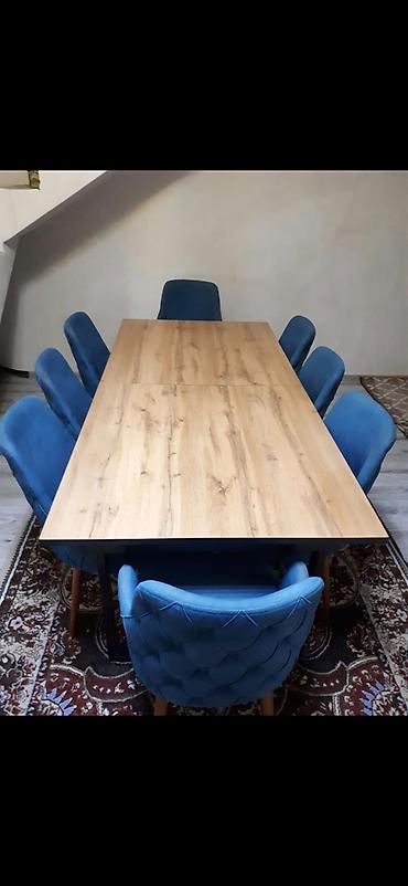 satin: Masa dəsti satılır 650₼. Açılır. 10 oturcağı var.Ünvan — 1