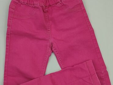 różowe jeansy bershka: Spodnie jeansowe, Pepperts!, 7 lat, 116/122, stan - Dobry