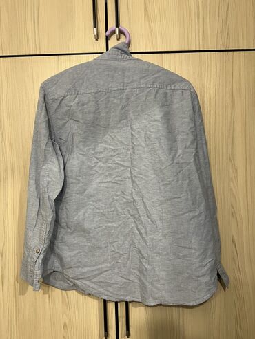 рубашки без воротника мужские: Рубашка M (EU 38), цвет - Голубой