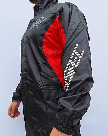 Šuškavci: Muški dvodelni kišni komplet – jakna i pantalone - Materijal: lagani — 8