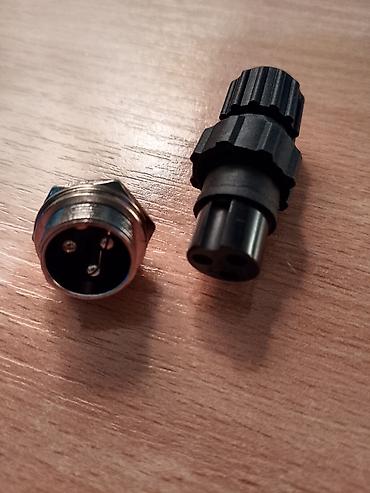 box za kljuceve: Avionski konektor, plastično kućište, 3 pina, navok za pričvršćenje — 2