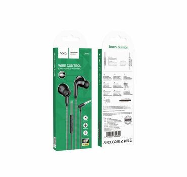 hoco w43: Наушники HOCO DM48 Rock wire control earphones with microphone (Black)