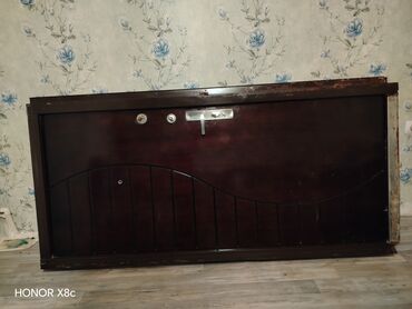 Giriş qapıları: Metall qapı və qutu komplekti - Material: polad gövdə, tünd qəhvəyi — 2