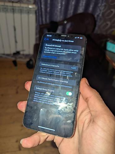 samsung t: IPhone Xs Max, 64 GB, Face ID, Simsiz şarj, Qırıq — 4